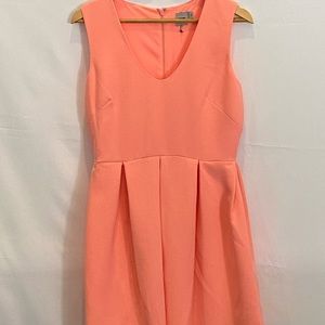 ASOS v neck dress w/ pleated bottom & zipper NWOT